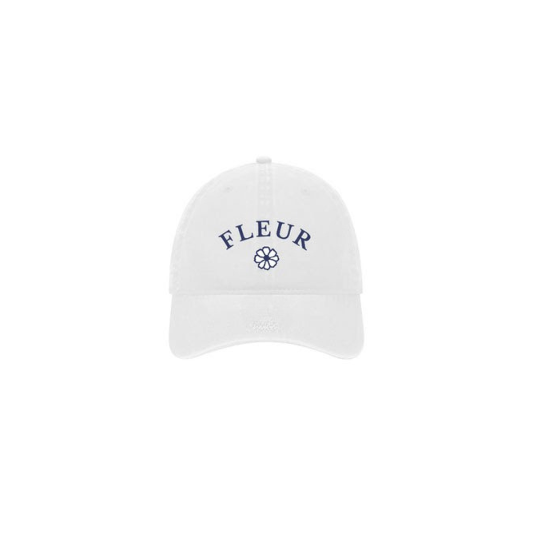 WHITE DAD HAT