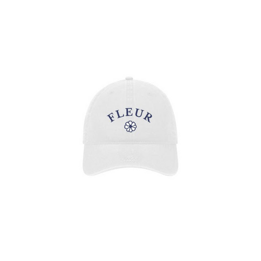 WHITE DAD HAT